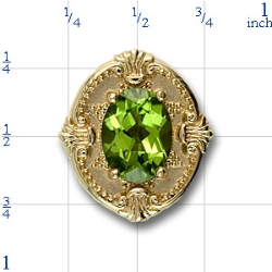 81005 Peridot Bracelet Slide 